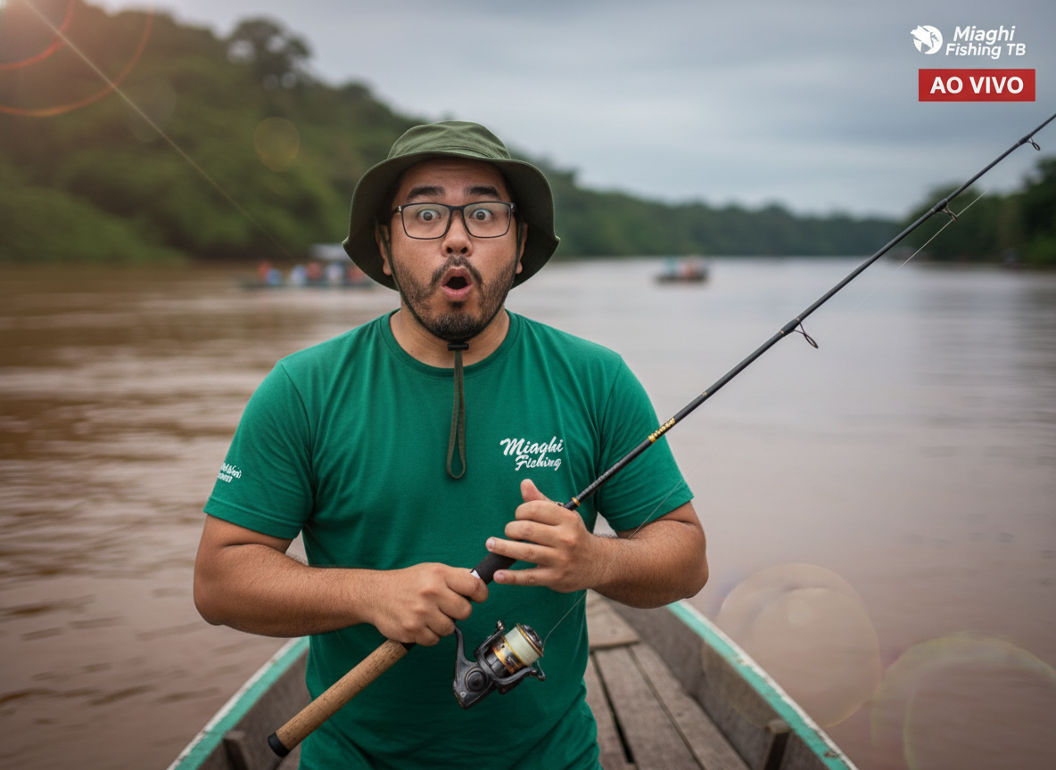 Maurício Uehara pescando